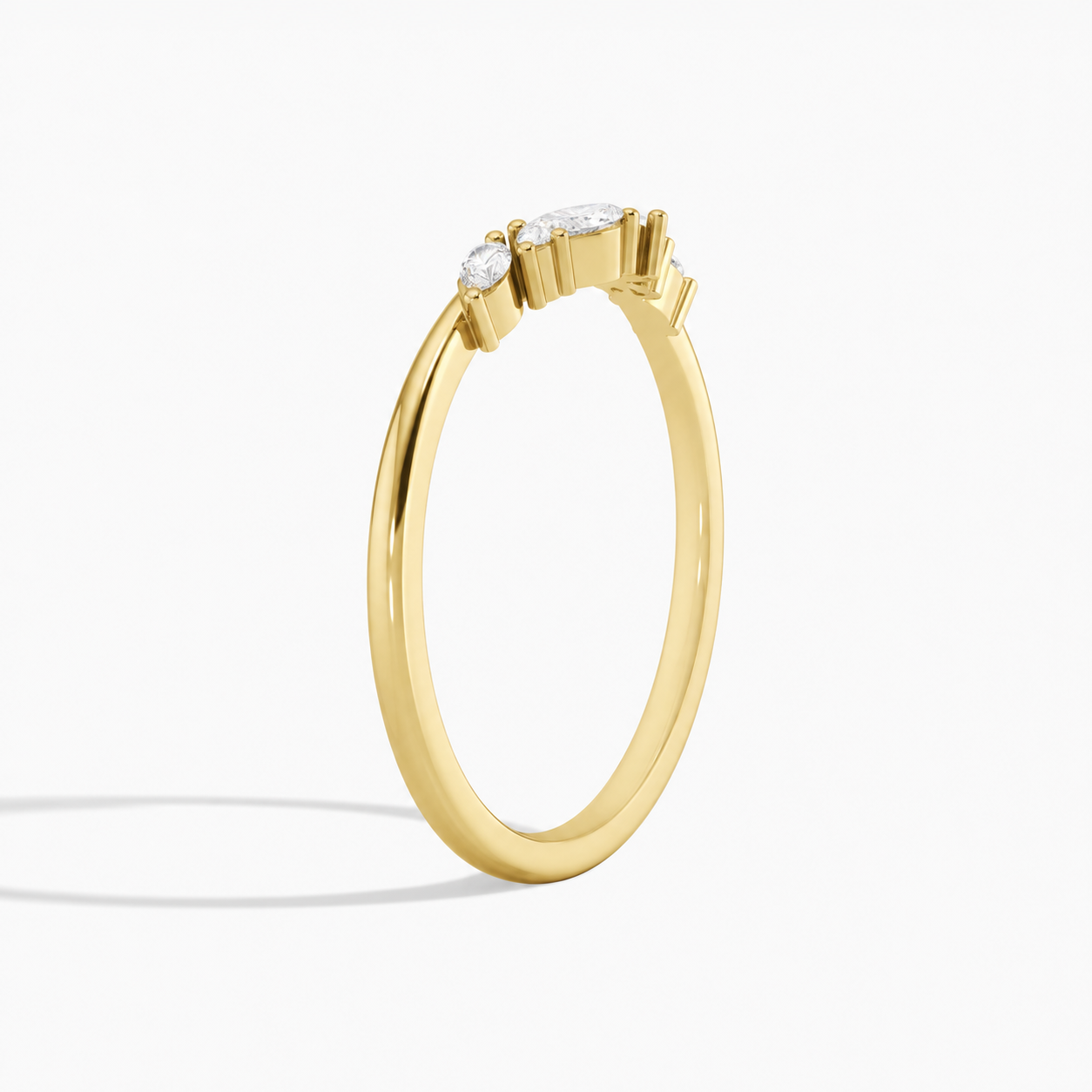 Mabelle Luxe Diamond Ring in 14K Yellow Gold second product view