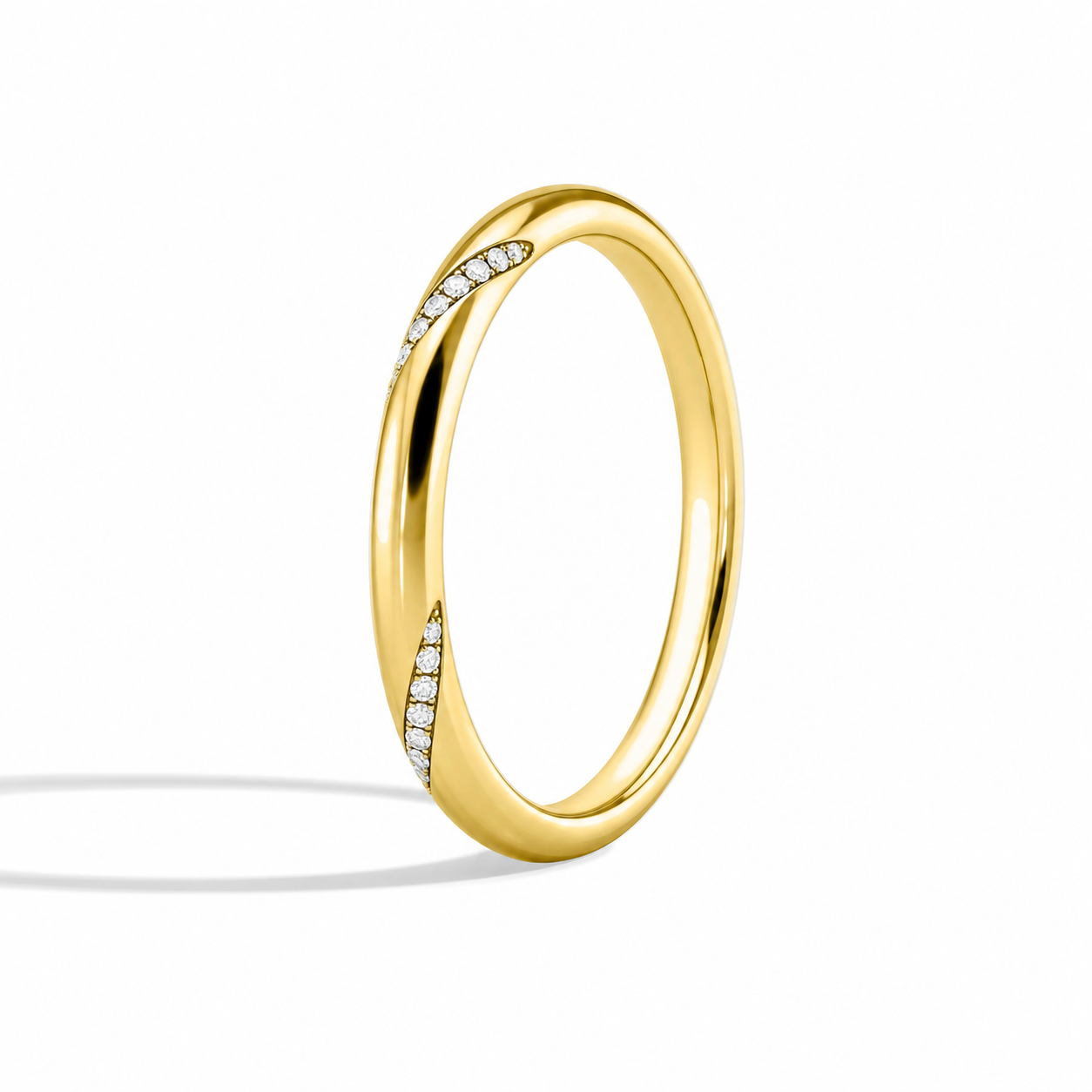 Celine Stackable Verona Stacking Diamond Ring in 14K Yellow Gold second product view