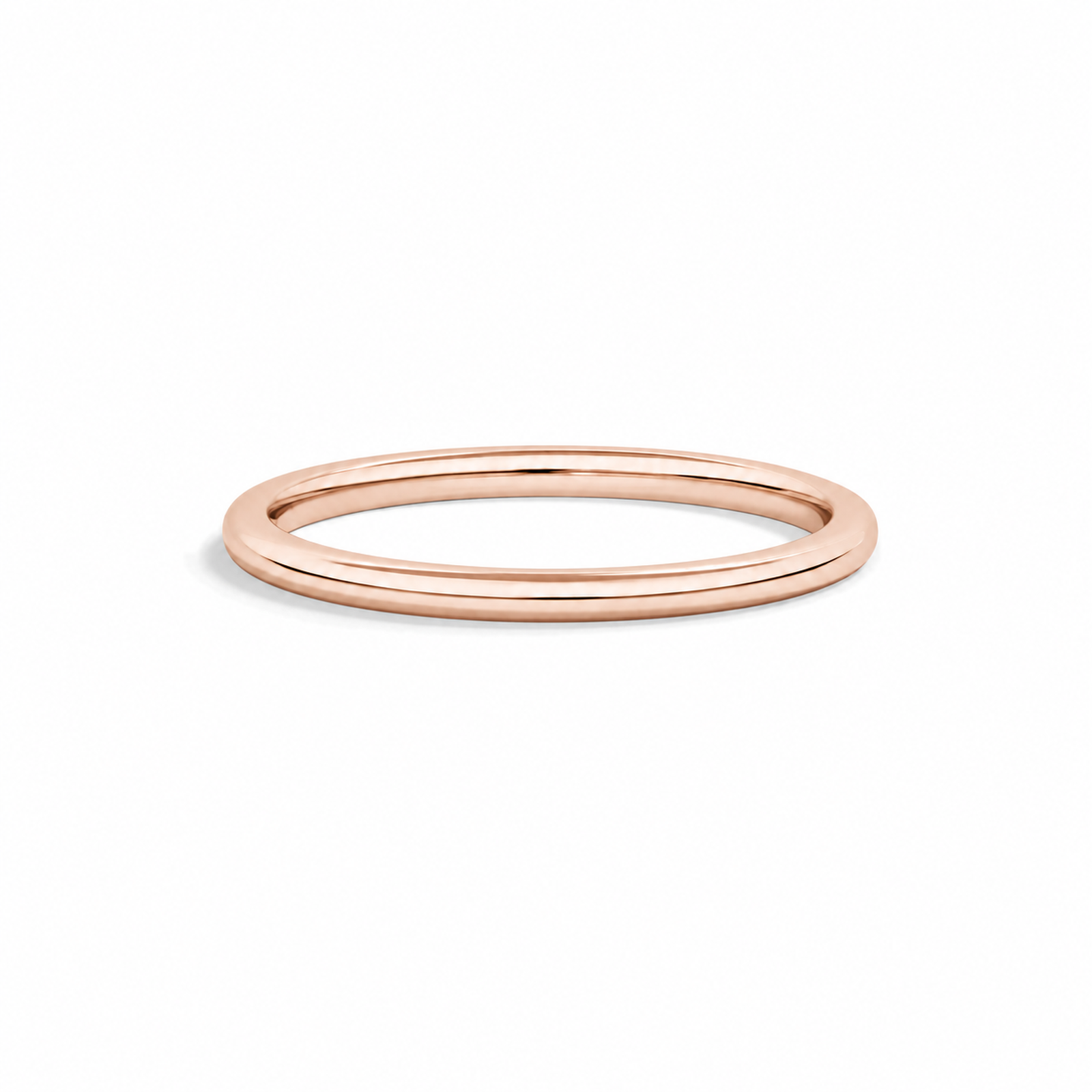 Vianne 1.5mm Comfort Fit Lab Grown Diamond Ring in 14K Rose Gold