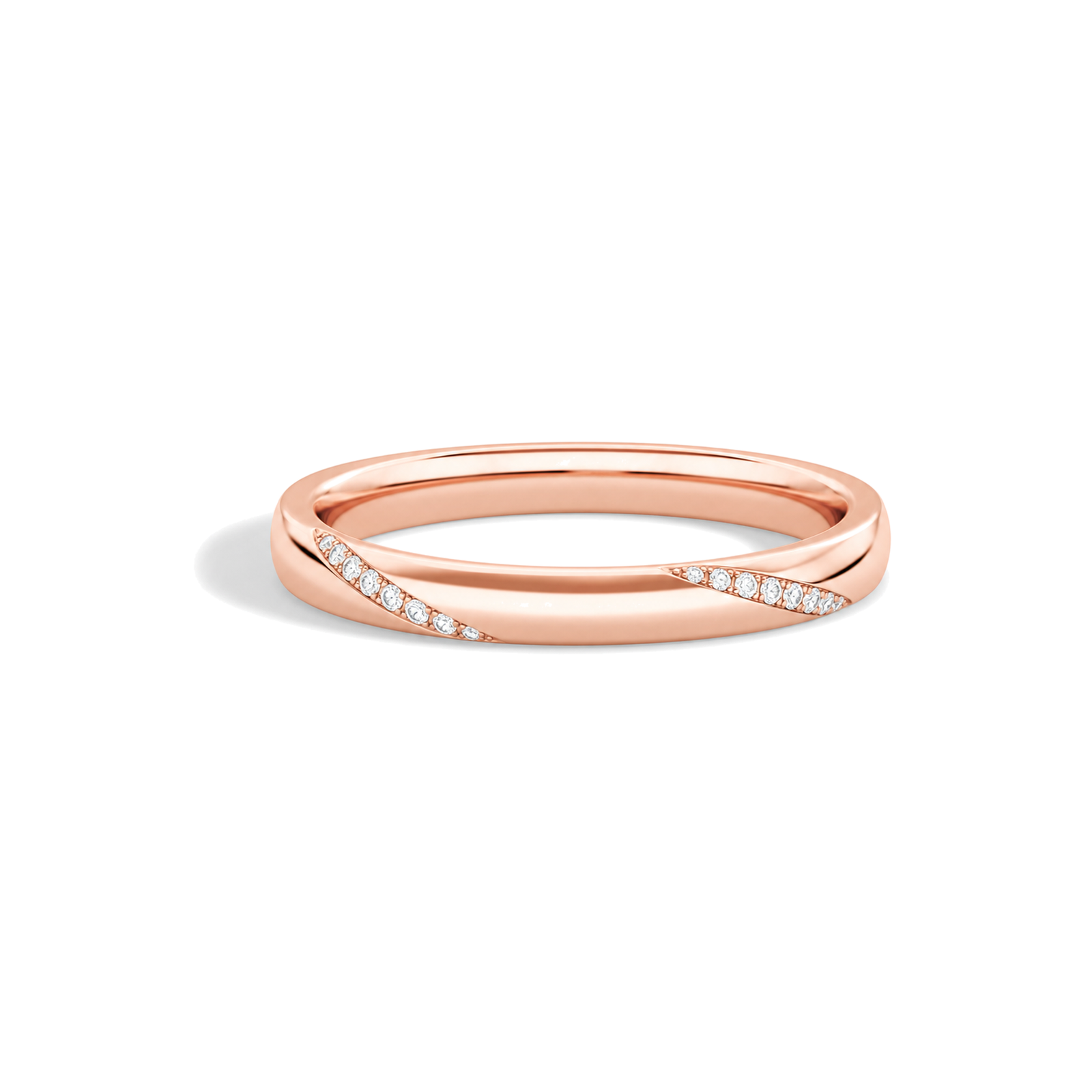 Celine Stackable Verona Stacking Lab Grown Diamond Ring in 14K Rose Gold