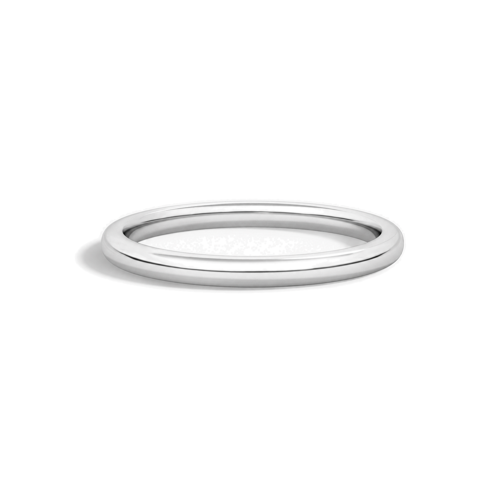 Anya 2mm Comfort Fit Lab Grown Diamond Ring in Platinum