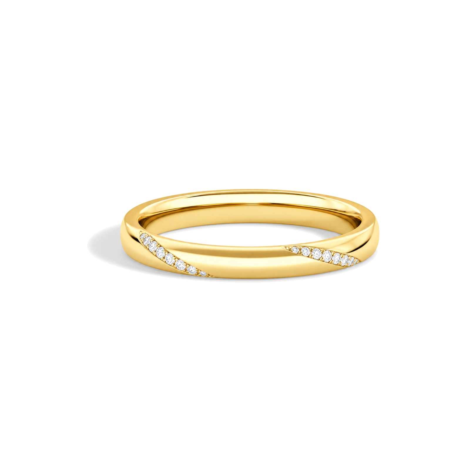 Celine Stackable Verona Stacking Lab Grown Diamond Ring in 14K Yellow Gold