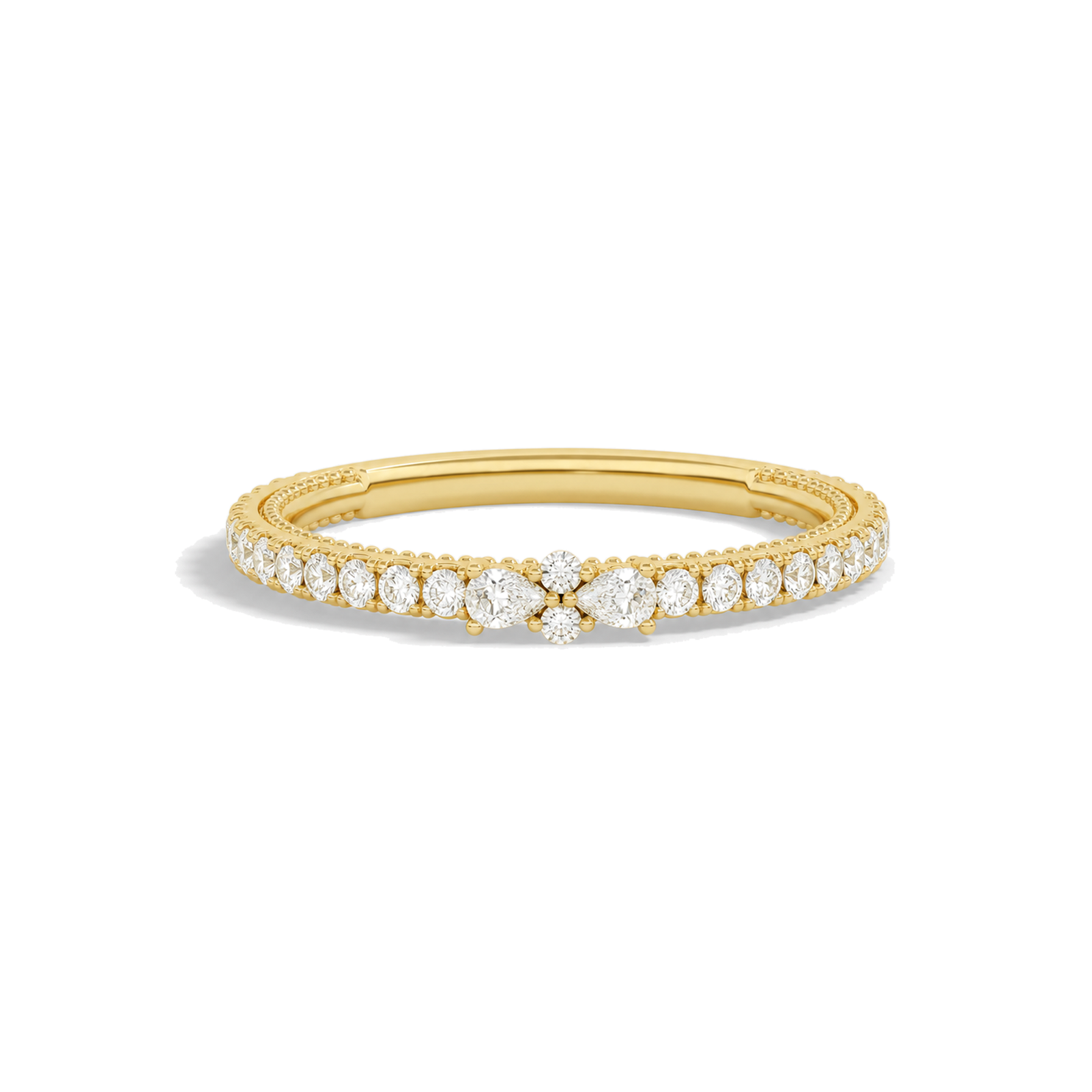 Livia Celestia Lab Grown Diamond Ring in 18K Yellow Gold