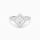 Princess Kite Halo Baseline in Platinum main white