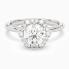 Round Halo in Platinum main white