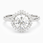 Round Cluster Halo in Platinum main white