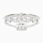 Pear Crescent Pear Side Stone in 14K White Gold main white