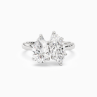 Pear & Marquise Clean Toi Et Moi in 18K White Gold main white