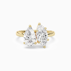 Pear & Marquise Clean Toi Et Moi in 18K Yellow Gold main white