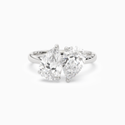 Pear & Pear Clean Toi Et Moi in 14K White Gold main white