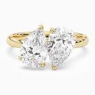 Pear & Pear Clean Toi Et Moi in 18K Yellow Gold main white