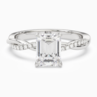 Emerald Twisted Vine Accented in Platinum main white