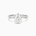 Pear Twisted Vine Accented in 14K White Gold main white