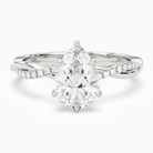 Pear Twisted Vine Accented in Platinum main white