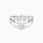 Marquise Willow Composite Three Stone in Platinum main white