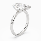 Pear & Marquise Clean Toi Et Moi in Platinum angled