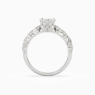 Marquise Laurel Nature Side Stone in Platinum side profile