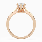 Marquise Tapered Solitaire in 14K Rose Gold side profile
