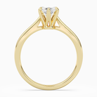 Marquise Tapered Solitaire in 14K Yellow Gold side profile