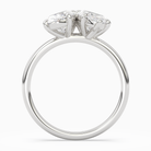 Oval & Marquise Clean Toi Et Moi in 18K White Gold side profile