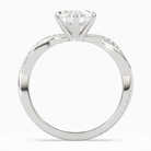 Pear Twisted Vine Accented in Platinum side profile