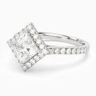 Princess Kite Halo Baseline in Platinum top angle
