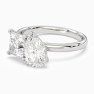 Princess & Pear Clean Toi Et Moi in Platinum top angle