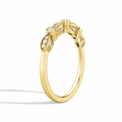 Lena Art Deco Milgrain Bezel Diamond Ring in 18K Yellow Gold second product view