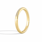 Romy Adorned Channel Diamond Ring in 14K Yellow Gold second product view