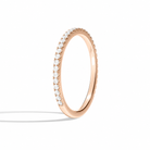 Sabine Calantha Three-Quarter Coverage Diamond Ring in 14K Rose Gold second product view