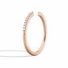 Maribel Petite Adora Open Diamond Ring in 14K Rose Gold second product view