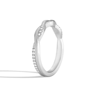 Rosalie Petite Twisted Vine Diamond Ring in Platinum second product view