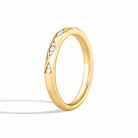 Cora Adorned Faceted Diamond Ring in 18K Yellow Gold second product view