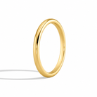 Anya 2mm Comfort Fit Diamond Ring in 18K Yellow Gold second product view