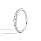 Lyra Starla Milgrain Diamond Ring in 14K White Gold second product view