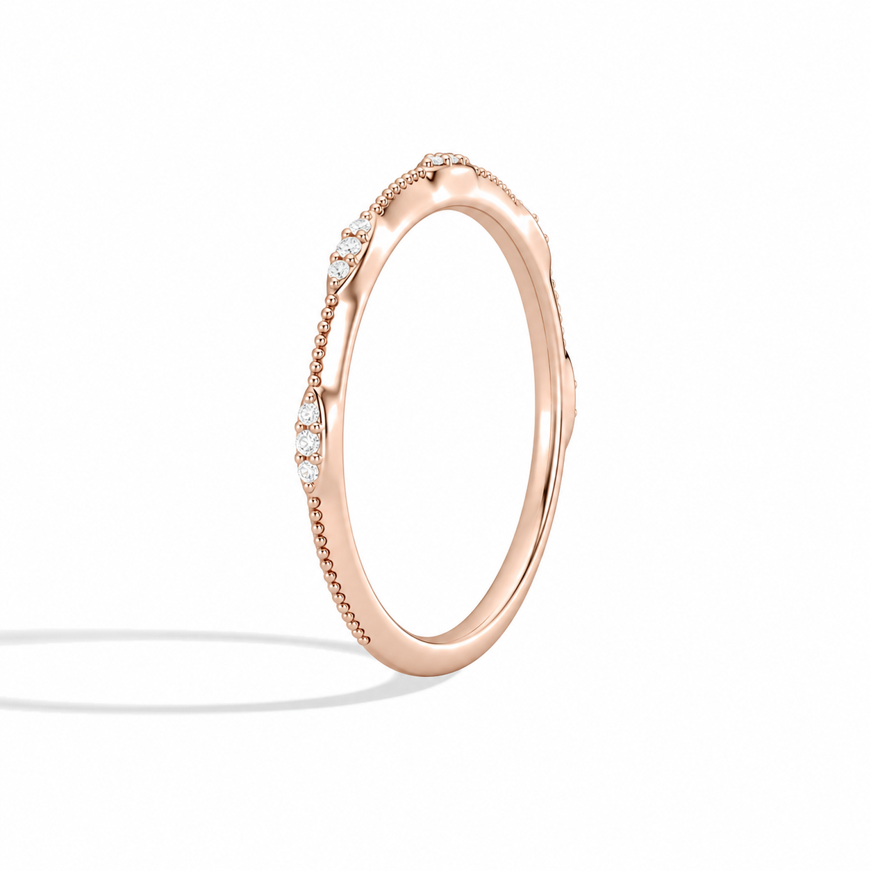 Marcella Aurora Diamond Ring in 14K Rose Gold second product view