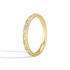 Verena Elara Engraved Diamond Ring in 14K Yellow Gold second product view