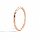 Vianne 1.5mm Comfort Fit Diamond Ring in 14K Rose Gold second product view