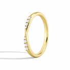 Cosima Cascade Graduated Diamond Ring in 14K Yellow Gold second product view