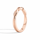 Fiora Petite Twisted Vine Diamond Ring in 14K Rose Gold second product view