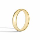 Linnea Classic Dome Wedding Band in 14K Yellow Gold, alternate product view
