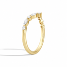 Coralie Luxe Curved Diamond Ring in 18K Yellow Gold second product view