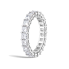 Odelia Eternity Diamond Band in 18K White Gold second product view
