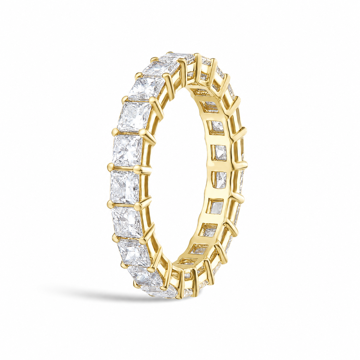 Odelia Eternity Diamond Band in 14K Yellow Gold second product view