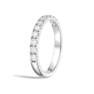 Ilana Classic Brilliant Half Eternity Diamond Band in 14K White Gold second product view