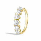 Mina Amore Half Eternity Diamond Band in 18K Yellow Gold second product view