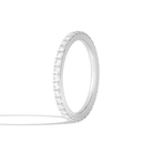 Sela Classic Shared Prong Eternity Diamond Band in 14K White Gold second product view