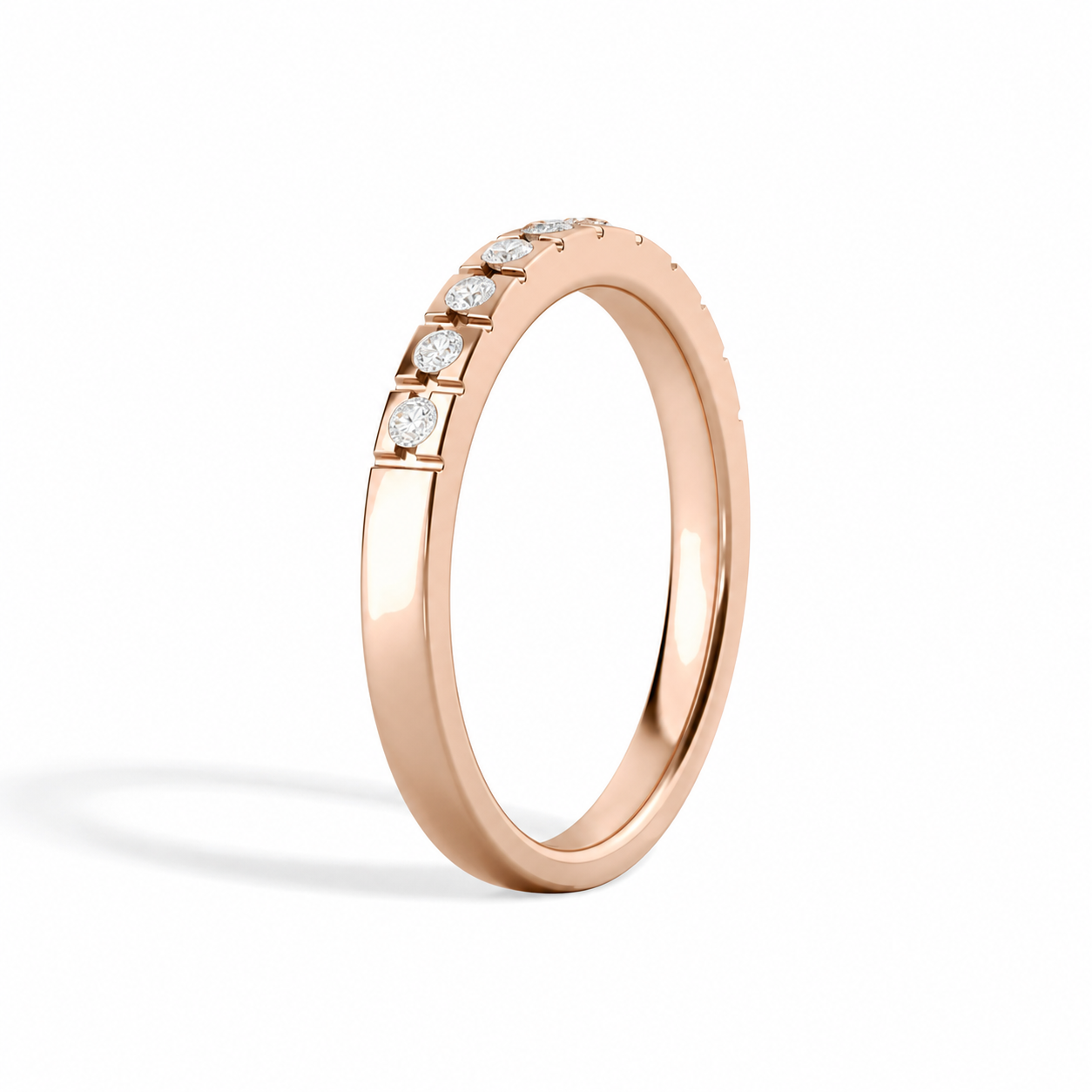 Reina Luxe Hazel Diamond Ring in 14K Rose Gold second product view