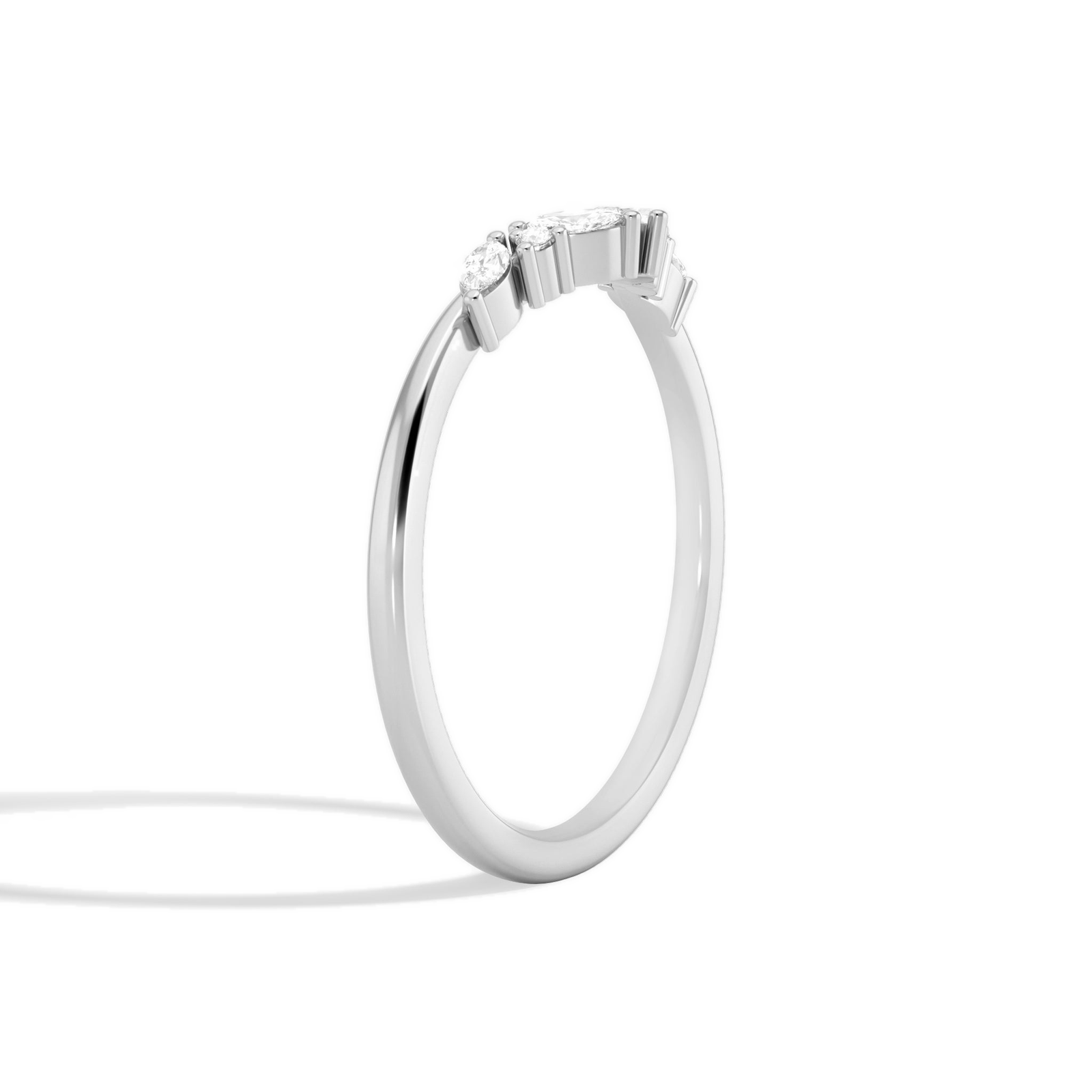 Mabelle Luxe Diamond Ring in 18K White Gold second product view