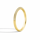 Viola Collette Pave Knife Edge Diamond Ring in 14K Yellow Gold second product view